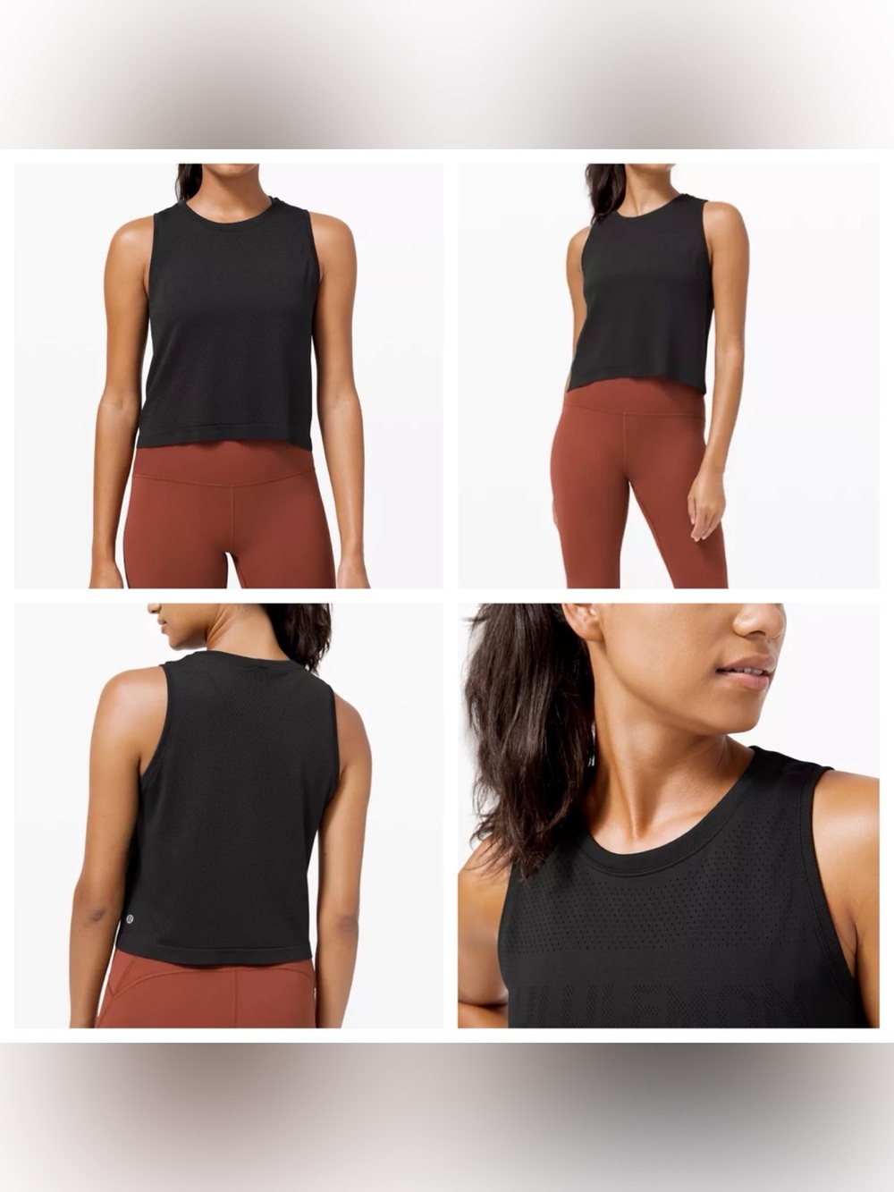 lululemon Swiftly Breathe Crop Muscle Tank